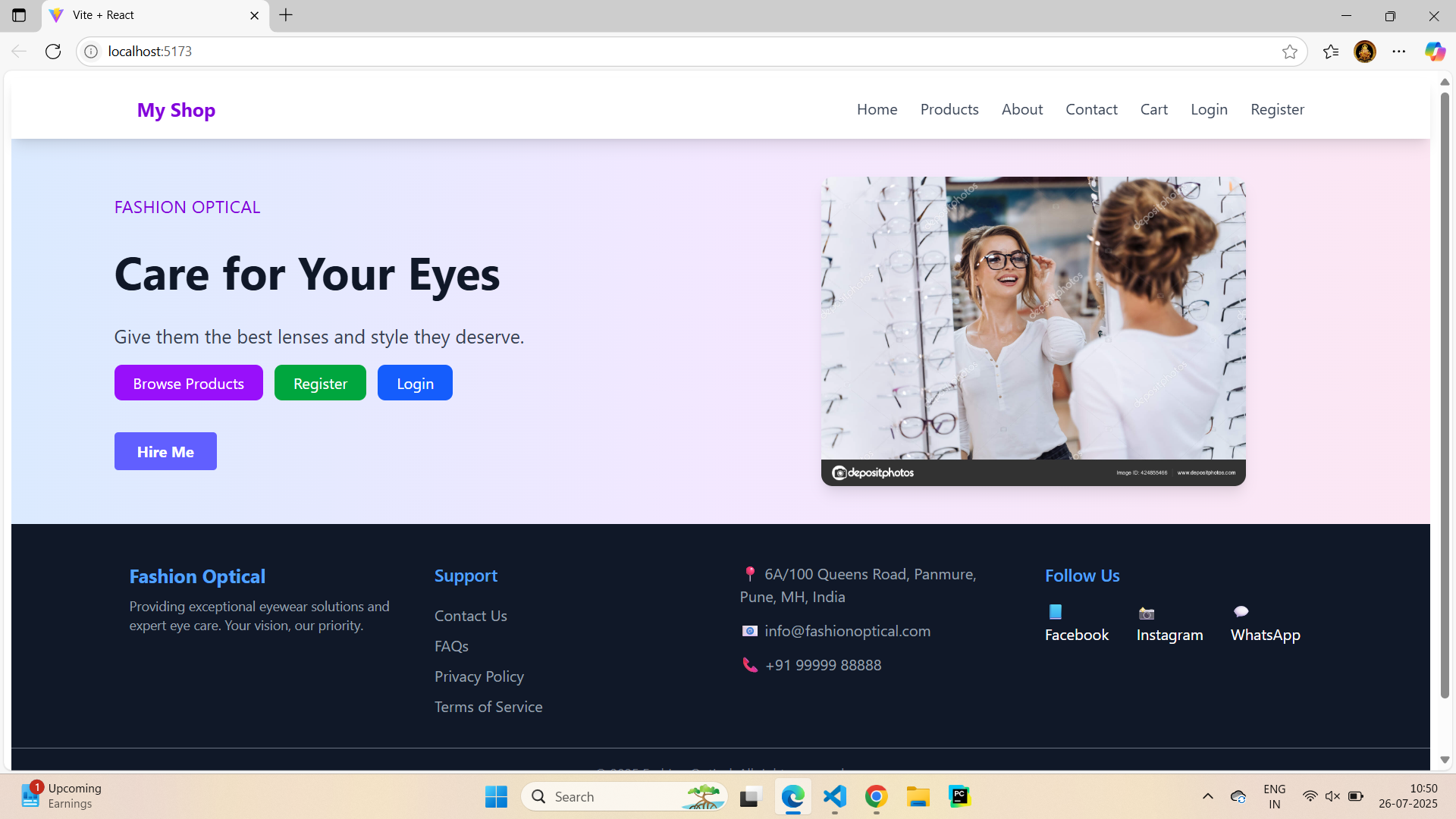 Fashion Optical Store